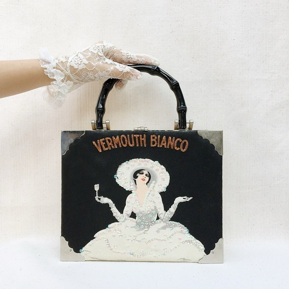 Handmade Handbags - Vermouth Bianco Art Deco Cigar Box Purse